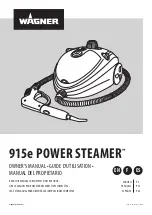 WAGNER POWER STEAMER 915e Owner'S Manual preview