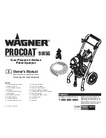 WAGNER Procoat 9185G Owner'S Manual предпросмотр