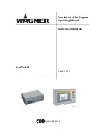 Предварительный просмотр 1 страницы WAGNER ProfiTech M Original Operating Manual