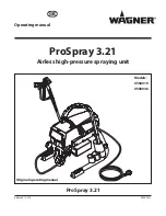 WAGNER ProSpray 3.21 0558019 Operating Manual preview