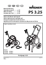 Preview for 1 page of WAGNER ProSpray 3.25 Operating Manual