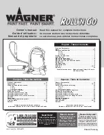 WAGNER ROLL'N GO Owner'S Manual предпросмотр