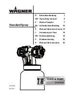 WAGNER StandardSpray Operating Manual preview