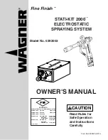 WAGNER Stati-Kit 2000 0292003 Owner'S Manual preview