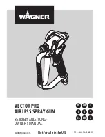 WAGNER Vector Pro Owner'S Manual предпросмотр