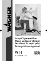 WAGNER W 15 Safety Instructions preview