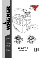 WAGNER W 867 E Operating Instructions Manual preview