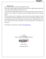 Preview for 6 page of WAGNER WA-777 User Manual