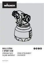 WAGNER WALL EXTRA I-SPRAY 1300 Operating Instructions Manual preview