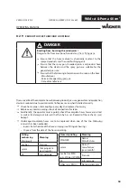 Предварительный просмотр 44 страницы WAGNER Wildcat 18-40 Translation Of The Original Operating Manual