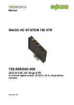 WAGO 750-508/040-000 Manual preview