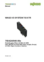 Предварительный просмотр 1 страницы WAGO 750-612/040-000 Manual