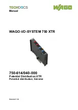 WAGO 750-614/040-000 Manual предпросмотр