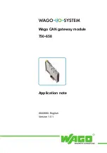 WAGO 750-658 Application Note preview