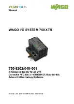 WAGO 750-8202/040-001 Manual preview