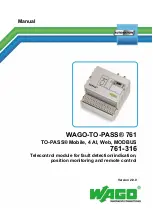 WAGO 761-316 Manual preview