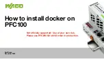 Предварительный просмотр 1 страницы WAGO PFC100 How To Install