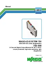 WAGO WAGO-I/O-SYSTEM 750-508 Manual preview