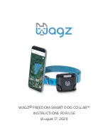 Wagz FREEDOM SMART DOG COLLAR Instructions For Use Manual preview