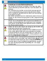 Preview for 6 page of Wahl Bach OTS 10 User Manual