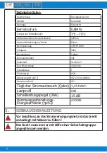 Preview for 8 page of Wahl Bach UTS10E User Manual