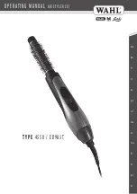 Wahl 4550 Operating Manual preview