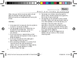 Предварительный просмотр 2 страницы Wahl 58913 Instruction Booklet