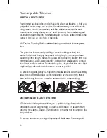 Preview for 10 page of Wahl 9818 Instructions For Use Manual