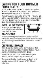 Preview for 5 page of Wahl 9893L User Manual