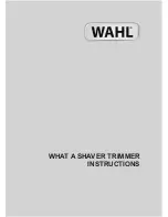 Wahl 9947-801 Instruction Manual preview