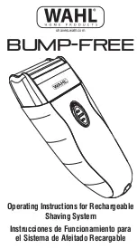 Wahl Bump-Free User Manual preview