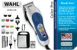 Предварительный просмотр 2 страницы Wahl Color Pro 79300-100 Quick Start Manual