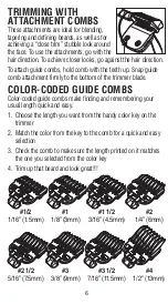 Preview for 7 page of Wahl COLOR PRO 9891 User Manual