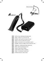 Wahl HorseLine AVALON Directions For Use Manual предпросмотр