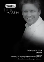 Wahl James Martin Grind and Chop ZX889 User Manual preview