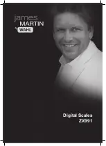 Preview for 1 page of Wahl James Martin ZX991 Manual