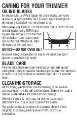 Preview for 6 page of Wahl MANSCAPER 1065 User Manual