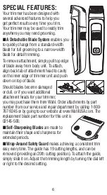 Preview for 7 page of Wahl MANSCAPER 1065 User Manual