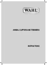 Preview for 1 page of Wahl MAX 45 Instructions Manual