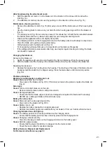 Preview for 21 page of Wahl MAX 45 Instructions Manual