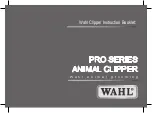 Предварительный просмотр 1 страницы Wahl PRO Series Instruction Booklet