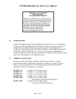 Preview for 3 page of Wahl ST2200 User Manual