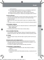 Preview for 41 page of Wahl SW-323 Operating Instructions Manual