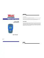 Preview for 1 page of Wahl TM612 User Manual