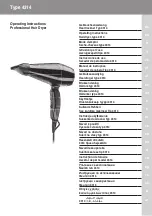 Preview for 1 page of Wahl TurboBooster 3400 Ergolight Operating Instructions Manual