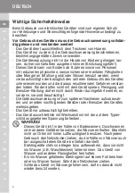 Preview for 4 page of Wahl TurboBooster 3400 Ergolight Operating Instructions Manual