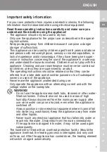 Предварительный просмотр 7 страницы Wahl TurboBooster 3400 Ergolight Operating Instructions Manual