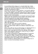 Предварительный просмотр 8 страницы Wahl TurboBooster 3400 Ergolight Operating Instructions Manual
