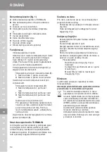 Предварительный просмотр 54 страницы Wahl TurboBooster 3400 Ergolight Operating Instructions Manual