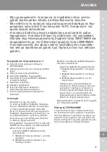 Предварительный просмотр 67 страницы Wahl TurboBooster 3400 Ergolight Operating Instructions Manual